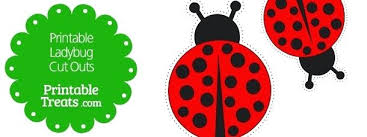 Template Monster Blog Printable Ladybug Cut Outs Treats Large