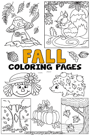 fall coloring pages 30 printable