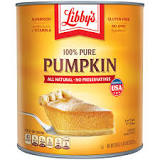 How many ounces are in a big can of libbys pumpkin?