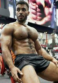 Shirtless Male Muscular Beefcake Body Builder Hairy Chest Hunk PHOTO 4X6  B450 | eBay