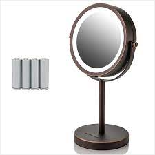 ovente lighted vanity mirror 6 inch