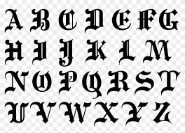 cool alphabet png for free