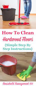 how to clean hardwood floors step by