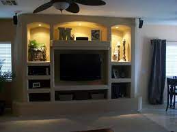 built in entertainment center for our