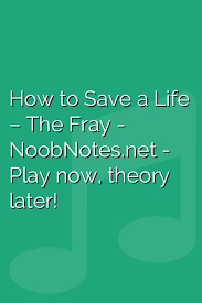 Learn how to play how to save a life by the fray on piano with onlinepianist, a one of a kind animated piano tutorial application. How To Save A Life The Fray Letter Notes For Beginners Music Notes For Newbies