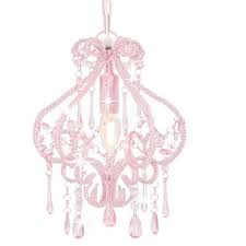 Vidaxl Ceiling Lamp With Beads Pink