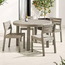 portside outdoor round dining table