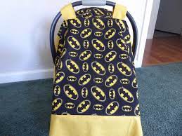 Batman Baby Car Seat Canopy Cover With