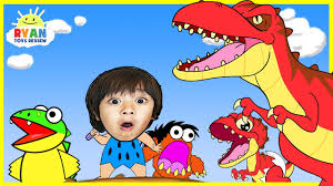 Dinosaur Cartoons For Children Ryan Toysreview Rescue Baby T Rex