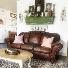 31 leather couch living room ideas for