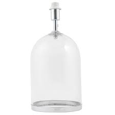 Glass Cloche Design Table Lamp Base