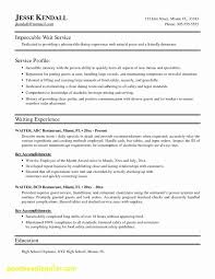 Waitress Resume Example Luxury The Proper Waitress Resume Examples