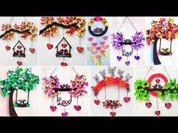 Easy Paper Wall Hanging Craft Ideas