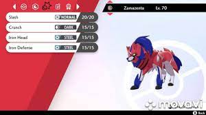 New Leaks pokemon stats of Zamazenta - YouTube