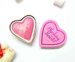 makeup revolution blushing hearts in