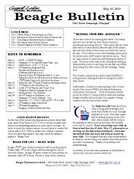 Beagle Elementary School Newsletter May 10 2013 Docshare Tips