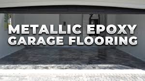 metallic epoxy magic garage flooring