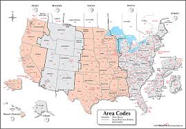 Area Code In Usa Time Zone And Area Code Time Zone Usa Time