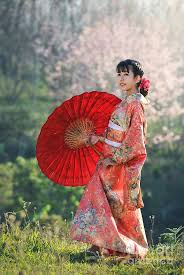 On the japanese beauty scale, i think the thin, slim, or petite woman trumps the one with amazing i had this conversation with japanese men and women and it seems that no two people will have the. Attractive Asian Woman Wearing Traditional Japanese Kimono Photograph By Sasin Tipchai