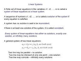 Chapter 1 Systems Of Linear Equations
