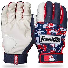 Franklin Sports Youth Mlb Digi Camo Batting Gloves White