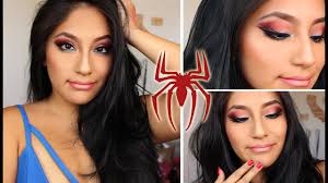 spiderman inspired wearable makeup