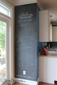 I remedied that last week, though! Chalkboard Accent Wall Chalkboard Kitchen Wall Beside Fridge And Butlers Pantry Cm Home Decor Home House Design