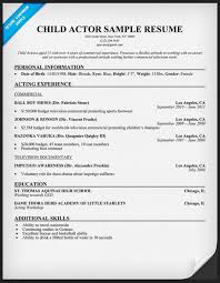 Film Resume Template  Video Resumes Samples Film Resume Format    