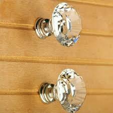 Glass Handle Wardrobe Door Knobs