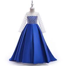 Free shipping every day at jcpenney®. Checked Mesh Long Sleeve Children Evening Dresses Long Kids Blush Pink Blue And White Formal 4 To 12 14 Year Old Girls Dress Dresses Aliexpress