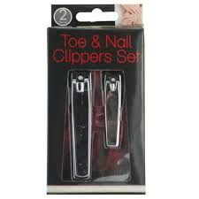 toe nail clippers set bulk pak 6