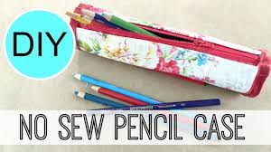 diy pencil case no sew project by