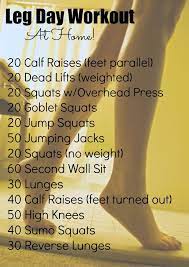 at home leg workout shaping up to be