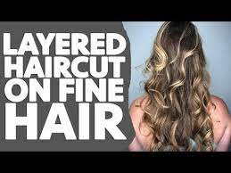 layered haircut tutorial for fine hair