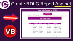 how to create rdlc report in asp net