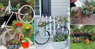 bicycle planter ideas for your garden