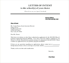 Template Letter Of Intent Agarvain Org