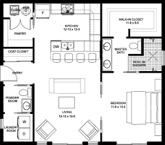 One Bedroom House Tiny House Floor Plans