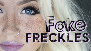 how to fake freckles fast easy