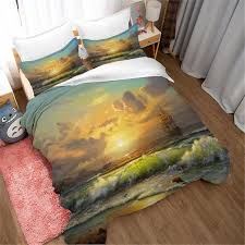 Bedding Sets 3d Printing Sunset Ocean