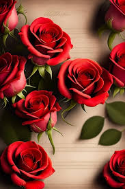 red roses wallpaper with the word love