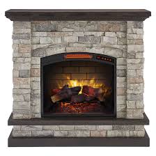 Roth 43 5 In Brown Electric Fireplace