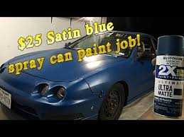 Navy Blue Spray Can Paint Job