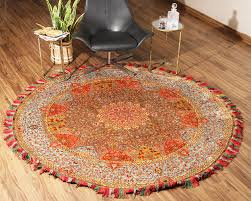 how to style round rugs in your home