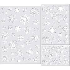 585 x 590 jpeg 70 кб. Amazon Com Jmkcoz Christmas Snowflake Stencil Template Reusable Plastic Craft Drawing Painting Stencil Journal Template For Window Glass Wall Door Card Scrapbook Notebook Holiday Xmas Snow Flake Art Diy Project Kitchen