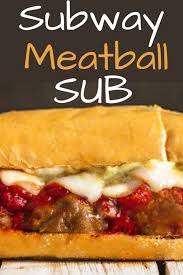 subway meatball marinara sub recipe