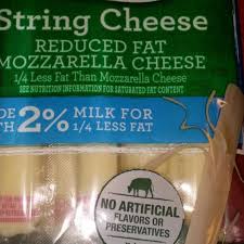 calories in polly o 2 string cheese