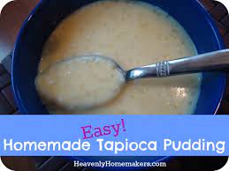 homemade easy tapioca pudding
