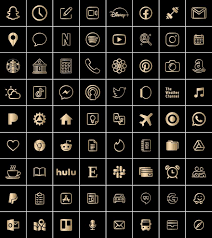 aesthetic custom app icons pack iphone
