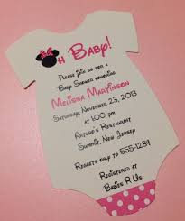 Set Of 10 Pink Minnie Mouse Baby Shower Invitations Wording Customized For You